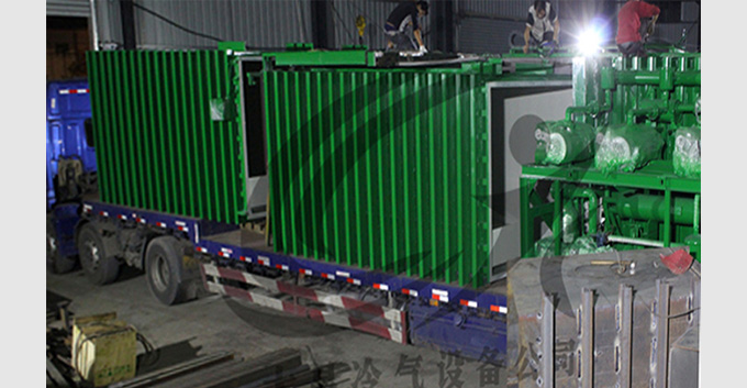 蔬菜真空预冷机美国客户订购的12卡板