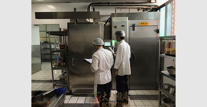 真空冷却机安徽某大型快餐配送中心安装