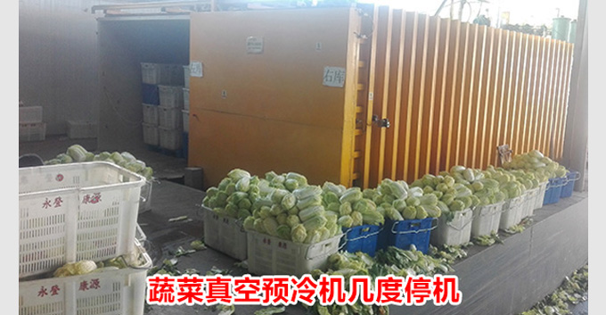 蔬菜真空预冷机几度停机